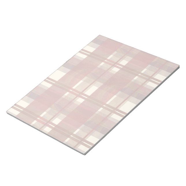 Bloc-note Madras Plaid Fall Red (Incliné)