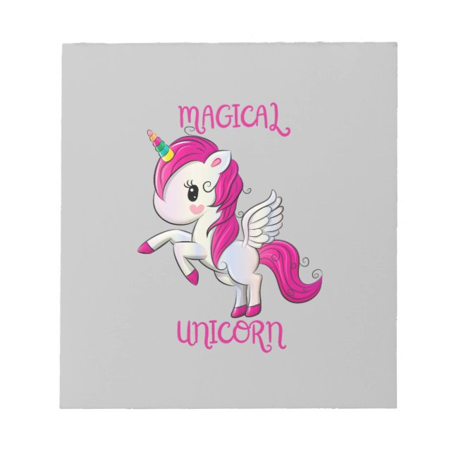 Bloc-note Magic Unicorn Lover Fan Club (Devant)