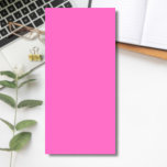 Bloc-note Magnétique Couleur solide rose néon | Classique<br><div class="desc">Neon Pink - Voici l'allure intemporelle du Design de Couleur Solide : un mélange captivant de forme classique et d'élégante simplicité. Ce design est une célébration de la puissance et de la beauté que l'on retrouve dans une teinte unique et frappante. Élégant, le design de couleurs massives embrasse l'essence du...</div>