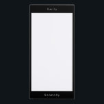Bloc-note Magnétique En-tête de lettre d'avocat couleur moderne simple<br><div class="desc">Simple Modern Color Names Custom Magnetic Bloc-notes pour tout ce dont vous avez besoin, changez la couleur et les noms en n'importe quoi... ・ Monogramme/Nom ・ À faire Listes ・ Message Board ・ Liste d'épicerie ・ Liste d'achats ・ Monographie ・ Mignonne ・ Calendrier ・ Personnalisé ・ Famille ・ Plan de...</div>