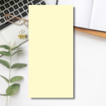 Bloc-note Magnétique Lémonade Jaune Couleur Solide | Classic Elegant<br><div class="desc">Lémonade Jaune Couleur Solide | Classique | Élégant | tendance | Style | Cadeau</div>