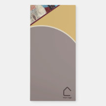 Logo Élégance Neutre Accents Abstraits Tan Brown