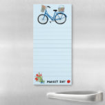 Bloc-note Magnétique Magasin d'épicerie personnalisée en Vélos Cute<br><div class="desc">Faites vos listes d'achats en style avec ce bloc-notes personnalisable d'épicerie. Ajoutez votre propre texte pour répondre à vos besoins. Les lignes vous donnent un endroit où écrire,  mais vous pouvez supprimer si vous préférez. Consultez mon magasin pour en savoir plus !</div>