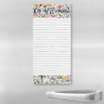 Bloc-note Magnétique Mangez le Rainbow Real Plan Grocery Shopping List<br><div class="desc">Faites vos listes d'achats en style avec ce bloc-notes personnalisable d'épicerie ou de planification de repas. Ajoutez du texte personnalisé pour répondre à vos besoins. Les lignes dessinées à la main facilitent l'écriture sur la liste, mais vous pouvez les supprimer si vous le souhaitez. Consultez mon magasin pour en savoir...</div>