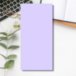 Bloc-note Magnétique Pastel Lilac couleur solide | Classique | Élégant<br><div class="desc">Pastel Lilac couleur solide | Conception classique | Produit élégant | Couleur tendance | Style et mode | Minimaliste</div>