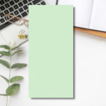 Bloc-note Magnétique Pastel Pistachio couleur solide | Classique | Élég<br><div class="desc">Pastel Pistachio couleur solide | Classique | Élégant | tendance | Style | Cadeau</div>