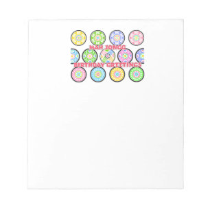 Bloc-note Mah Jongg Notepad pour points d'anniversaire