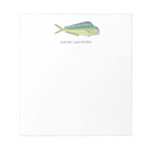 Bloc-note Mahi Mahi Poisson Stationem