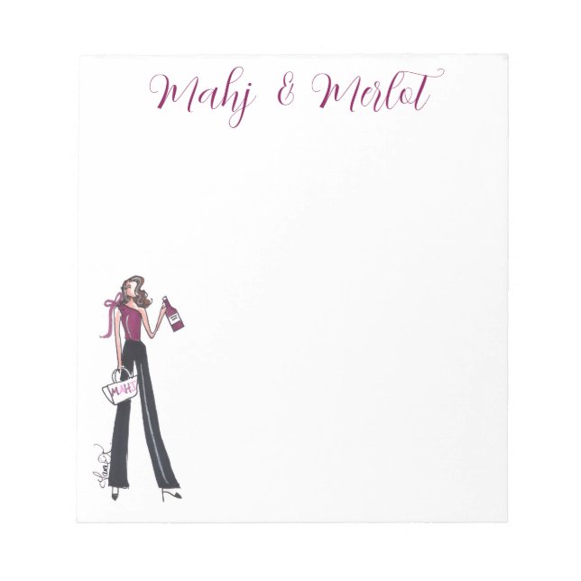 Bloc-note Mahjong note pad (Devant)