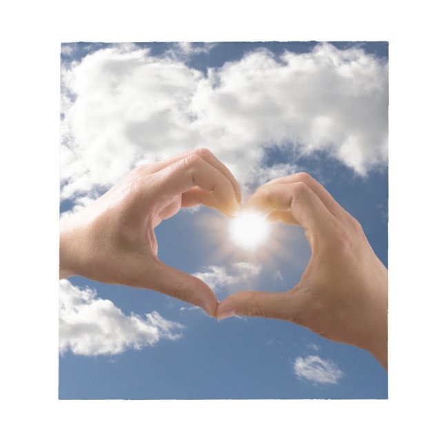 Bloc-note Mains de l'amour (Devant)