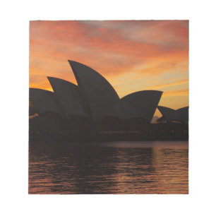 Bloc-note Maison d'opéra de Sydney à l'aube, Sydney, Nouvell