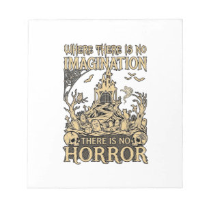 Bloc-note Maison Hantée Halloween Horreur Imagination Cimeti