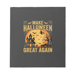 Bloc-note Maison Hantée Halloween Super Encore Citrouille