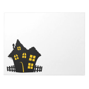 Bloc-note Maison haunted