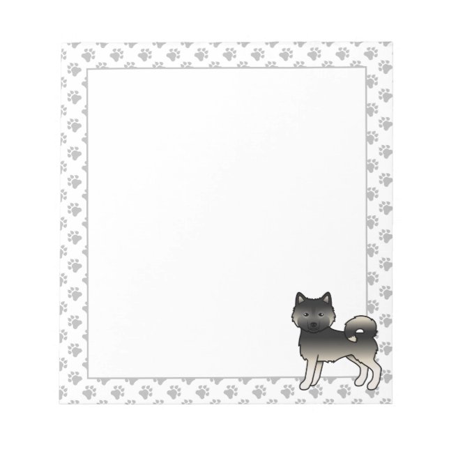 Bloc-note Malamute d'Alaska Agouti Chien de Dessin Animé Mig (Devant)