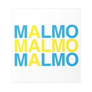 Bloc-note MALMO Swedish Flag