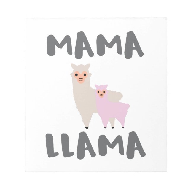 Bloc-note Mama Llama Maman (Devant)