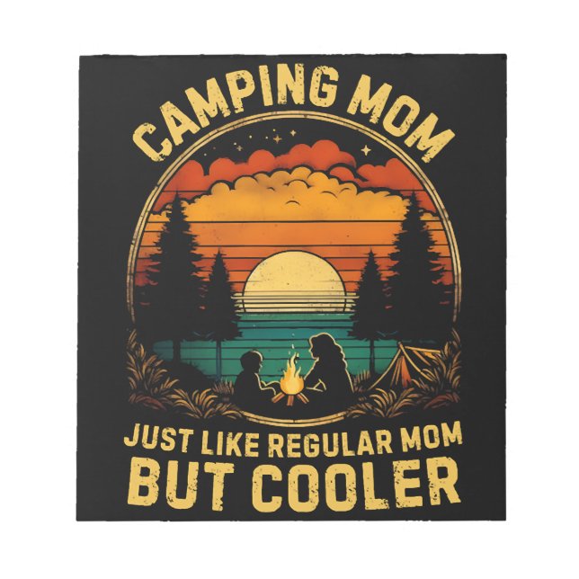 Bloc-note Maman campeuse, exactement comme une maman normale (Devant)