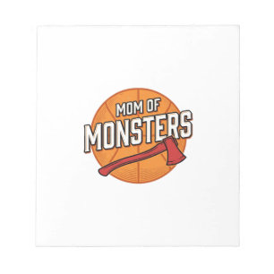 Bloc-note Maman de Monstres Design de Maman de Basket Vintag