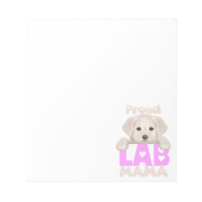 Bloc-note Maman labrador fière ! Pour les mamans labrador fi (Devant)