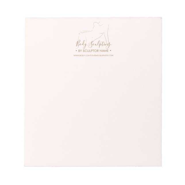 Bloc-note Maquillage moderne rose sculptant le contouring be (Devant)