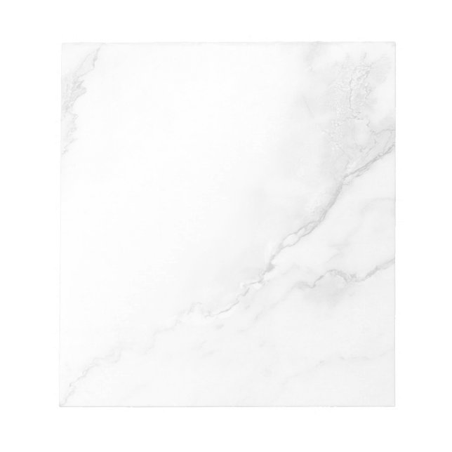 Bloc-note Marbre Blanc  (Devant)