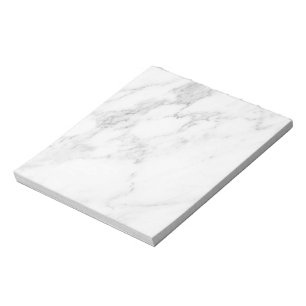 Bloc-note Marbre Blanc