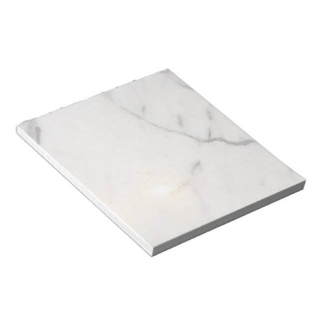 Bloc-note Marbre blanc (Incliné)