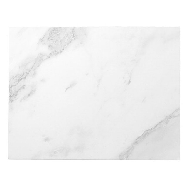 Bloc-note Marbre Blanc (Devant)