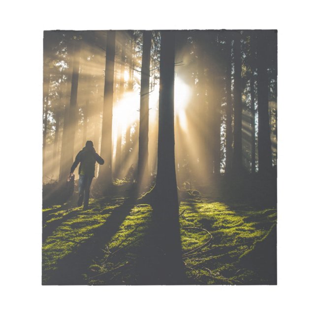 Bloc-note marcher dans les bois (Devant)