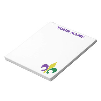 Bloc-note Mardi Gras ~ Fleur De Lis
