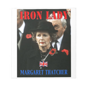 Bloc-note Margaret Thatcher Premier ministre