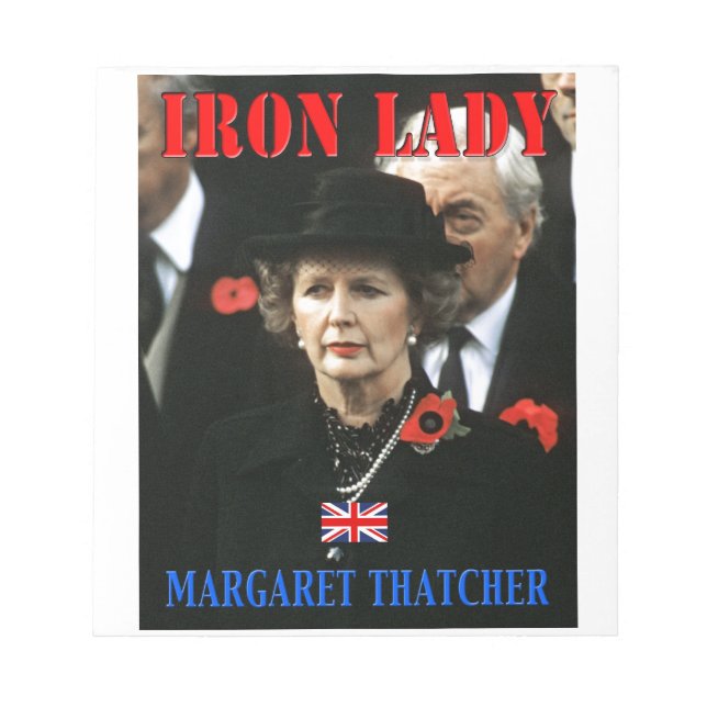 Bloc-note Margaret Thatcher Premier ministre (Devant)