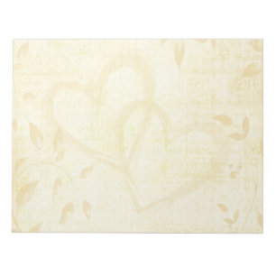 Bloc-note Mariage papier vieilli vintage