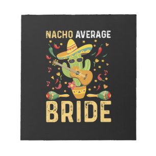 Bloc-note Mariée pas moyenne Cinco De Mayo Mariage Mexicain