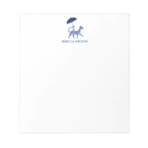 Bloc-note Marine Chinoiserie Cheetah Note Pad