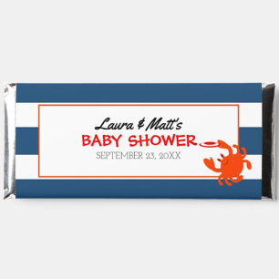 Bloc-note Marine Crabe Nautique Baby Showe Favoriser Candy W
