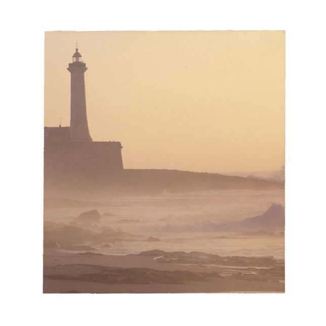 Bloc-note Maroc, Rabat, Phare au coucher du soleil avec (Devant)