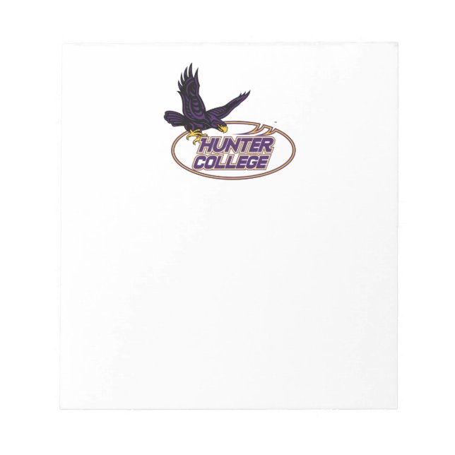 Bloc-note Mascotte des Hawks de Hunter College (Devant)