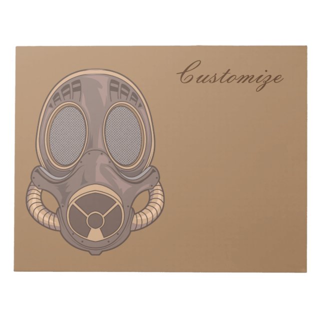 Bloc-note Masque gaz vapeur Thunder_Cove (Devant)