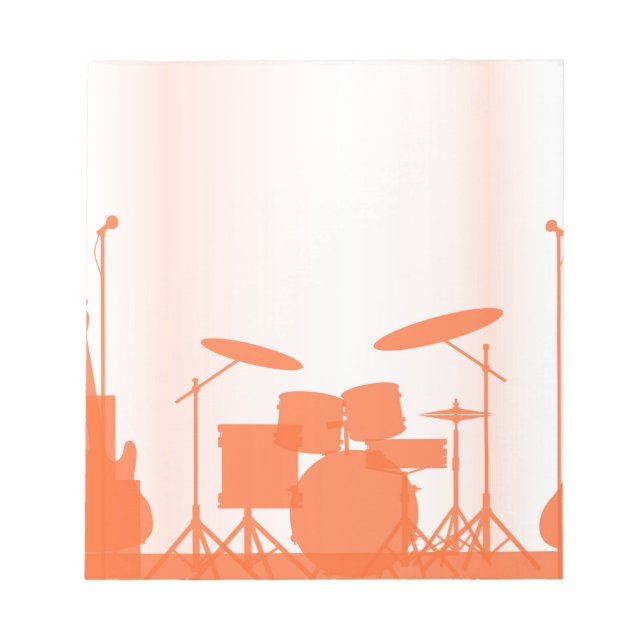 Bloc-note Matériel Rock Band Sur scène (Devant)