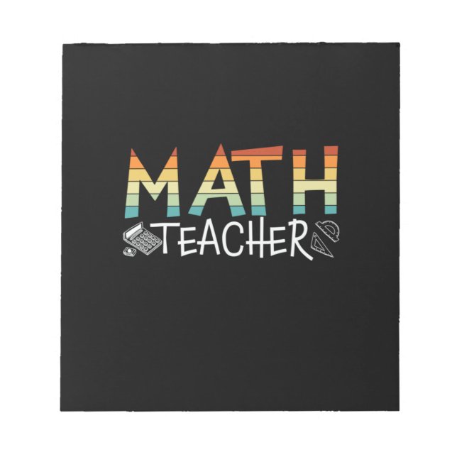 Bloc-note Math Teacher (Devant)