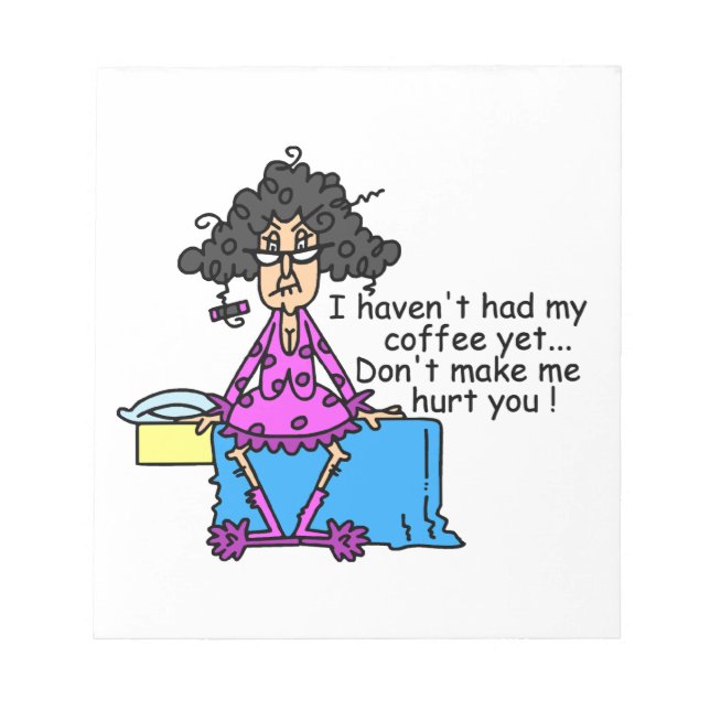 Bloc-note Matin Avant Humour Café (Devant)