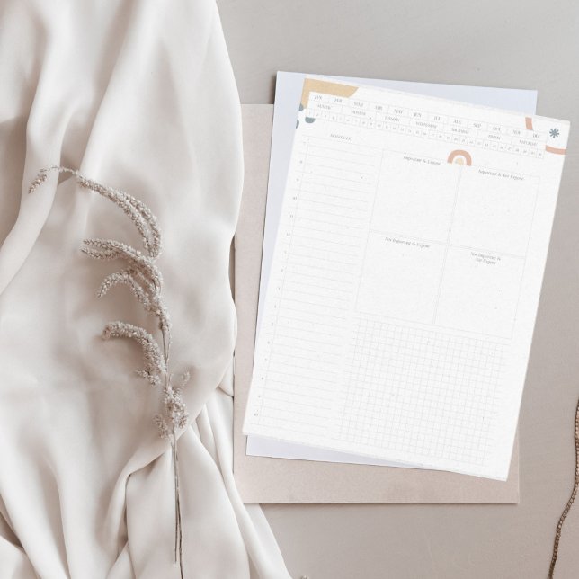 Bloc-note Matrice Eisenhower Quotidienne Non Datée (Créateur téléchargé)