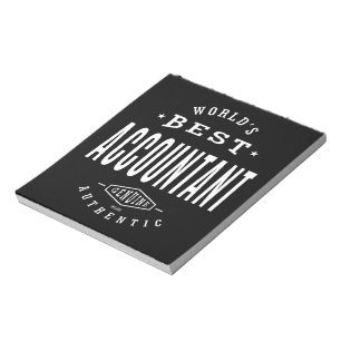 Bloc-note Meilleur comptable du monde