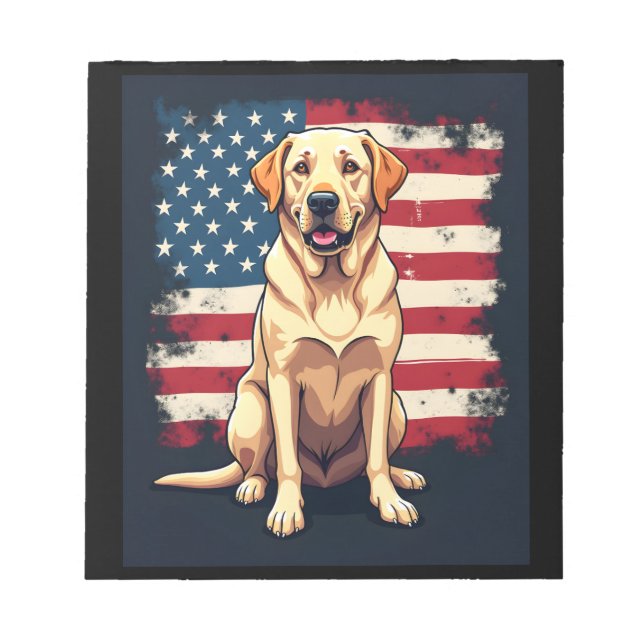Bloc-note Meilleur Labrador pour hommes femmes chien labrado (Devant)
