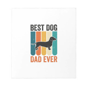 Bloc-note Meilleur papa chien de tous les temps Design de t-