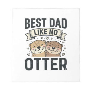 Bloc-note Meilleur Papa Comme Aucune Loutre Mignonne Loutre