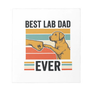 Bloc-note Meilleur Papa Lab Ever Conception de T-Shirt Vinta