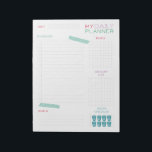 Bloc-note Meilleur planificateur quotidien<br><div class="desc">Planifiez votre journée avec ce simple planificateur quotidien avec "washi tape". Vous pouvez noter vos tâches,  objectifs,  repas,  liste d'épicerie et même vérifier combien de verres d'eau vous avez bu. Egalement disponible :</div>